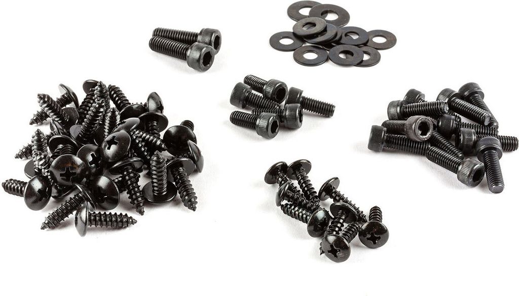 Kit Viti Carena STR8 Acciaio Nero Yamaha Aerox MBK Nitro Immagine del prodotto 