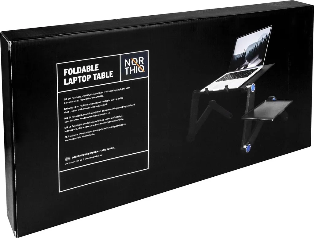 Support Ordinateur Portable avec Surface de Souris pour Télétravail - 2