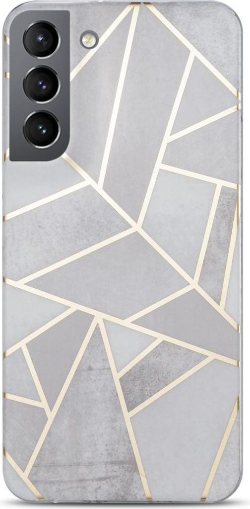 Samsung Galaxy S23 Plus Hülle - Coverup Marmor Design TPU Back Cover - Grau
