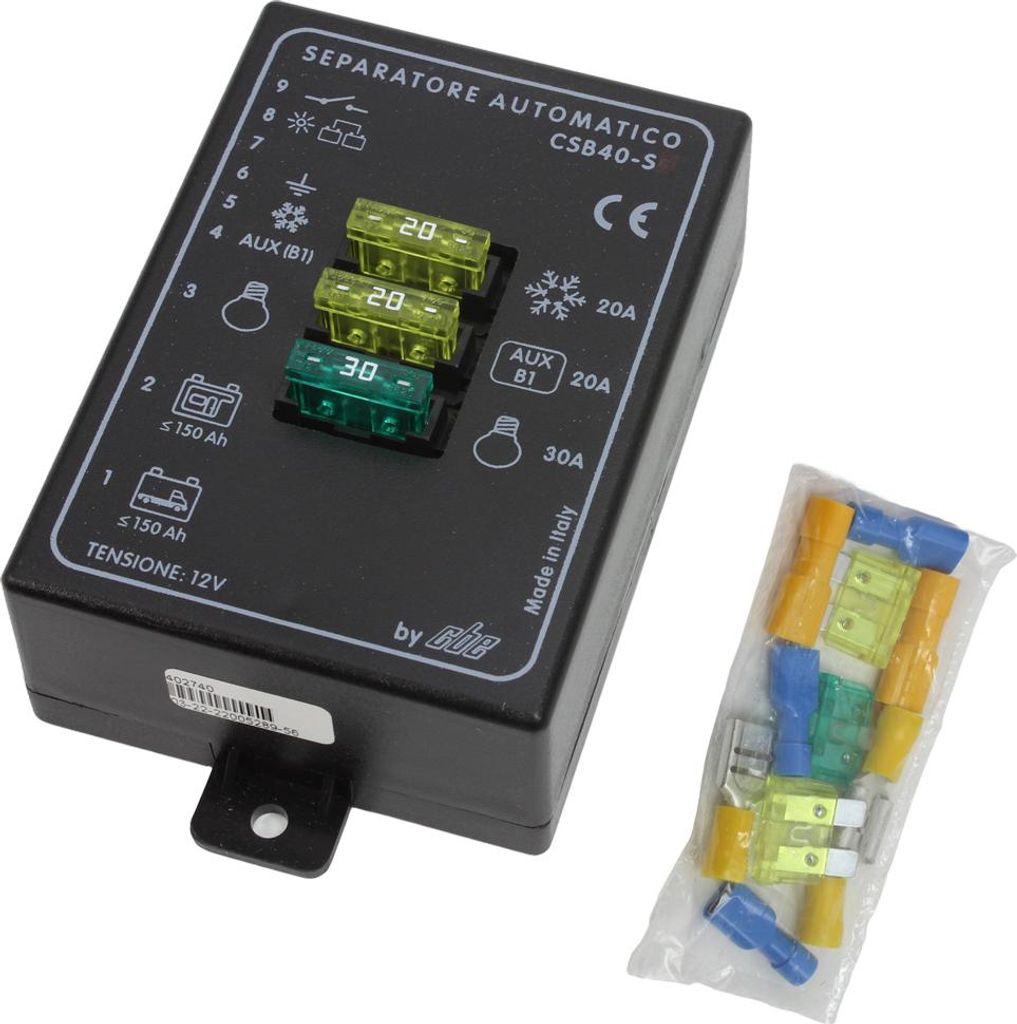 CBE CSB40-S 12 Volt Batterietrenngerät Wohnwagen Wohnmobil Caravan Boot