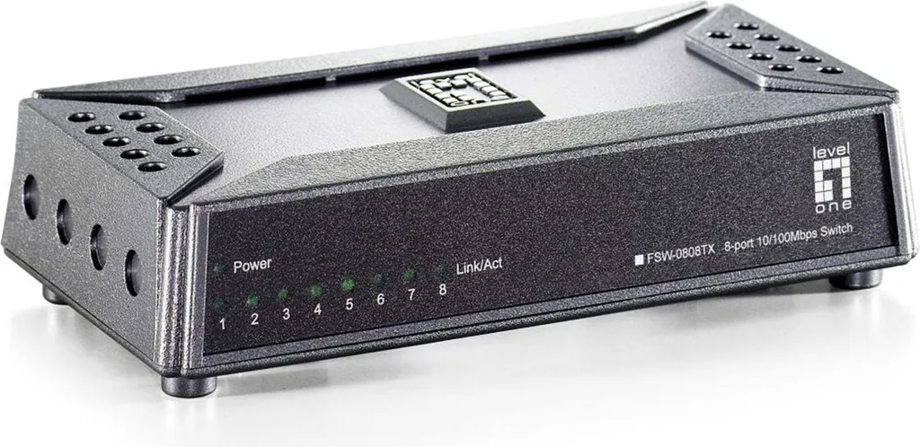 LevelOne FSW-0808TX Switch 8 Porte 10/100 Desktop - Disponibilità Immediata