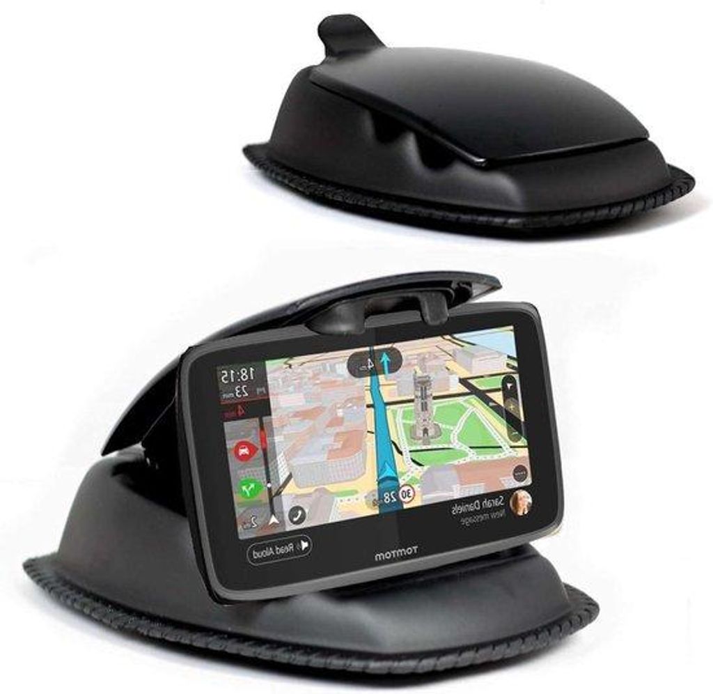 GPS-Verankerung mit Ultra-Grip-Design - bis 9 Zoll - Schwarz