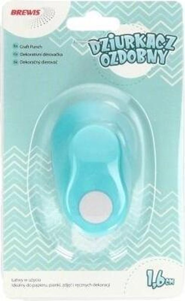 Dziurkacz ozdobny - Koło 1,6cm MIX