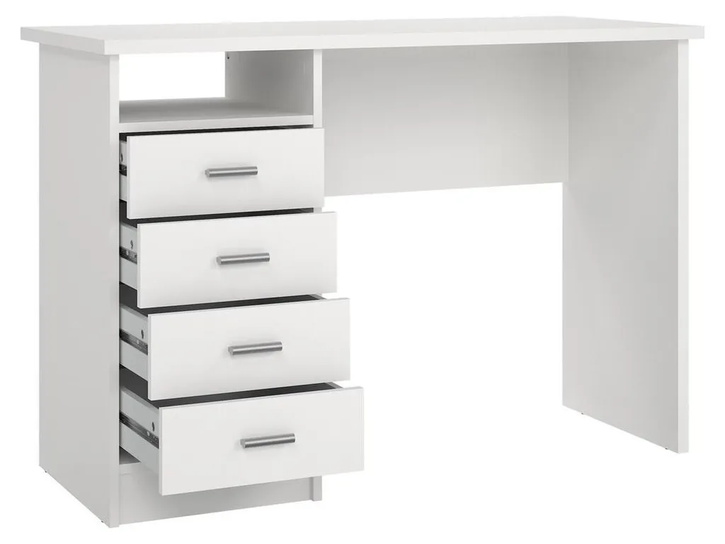 Bureau de travail avec rangements FUNCTION - Table de bureau 110cm chic - 4