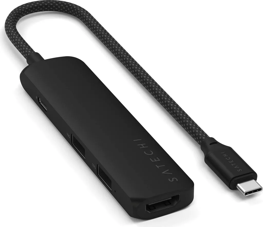 Satechi, Hub multiporta USB-C 4-in-1 4K Power Delivery 100W, nero
