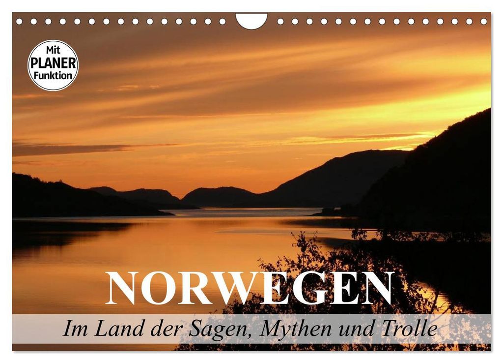 Norwegen. Im Land der Sagen, Mythen und Trolle (Wandkalender 2027 DIN A4 quer), CALVENDO Monatskalender