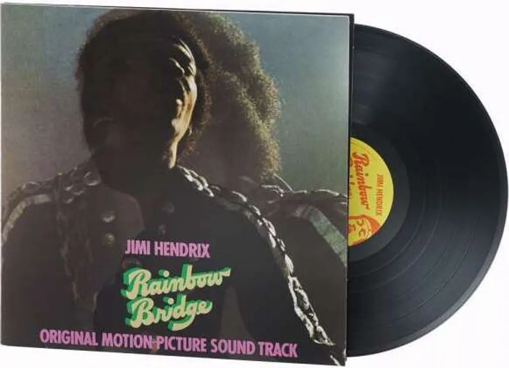 Disque Vinyle Hendrix Jimi Rainbow Bridge Musique Rock Collection Or - 2