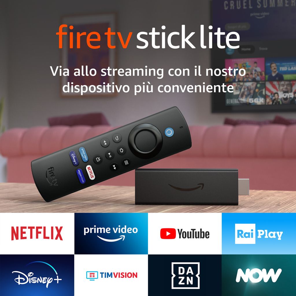 Amazon Fire TV Stick Lite HDMI Full HD Fire OS Black Obrázok produktu 19