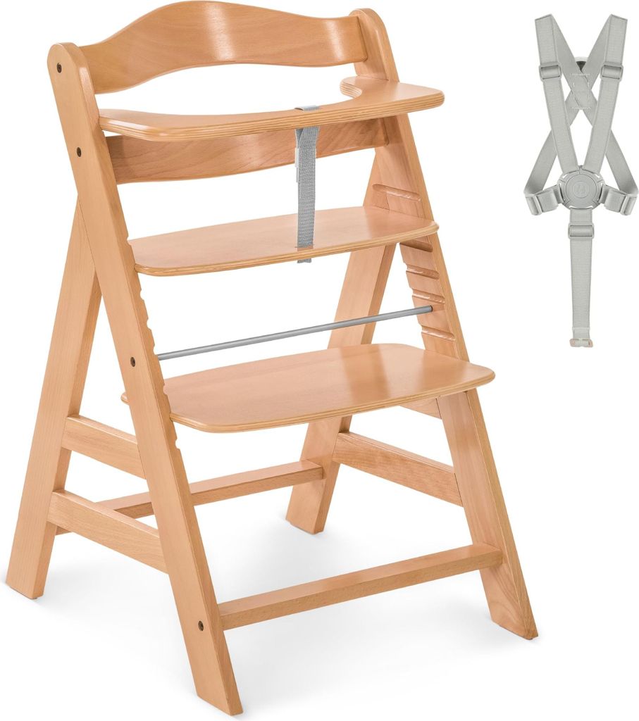 Hauck Treppenhochstuhl Alpha+ B, Farbe Natur Produktbild 