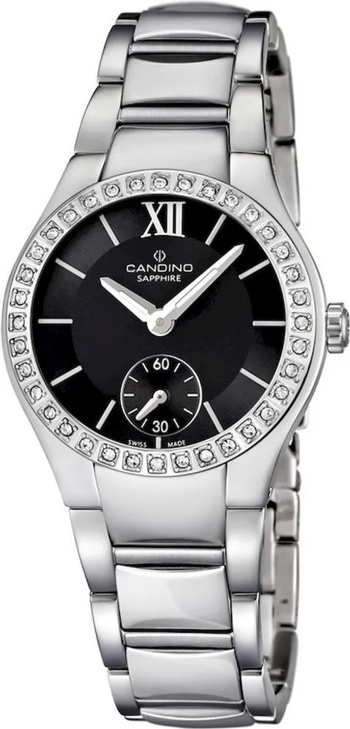 Montre Candino Femme C4537/2 Noir Durable pour Éviter les Rayures du Verre