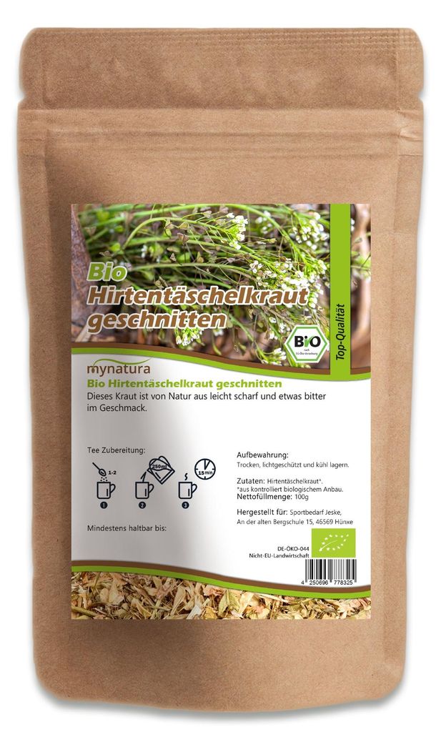 Mynatura Hirtentäschelkraut getrocknet & geschnitten – in Produktbild 