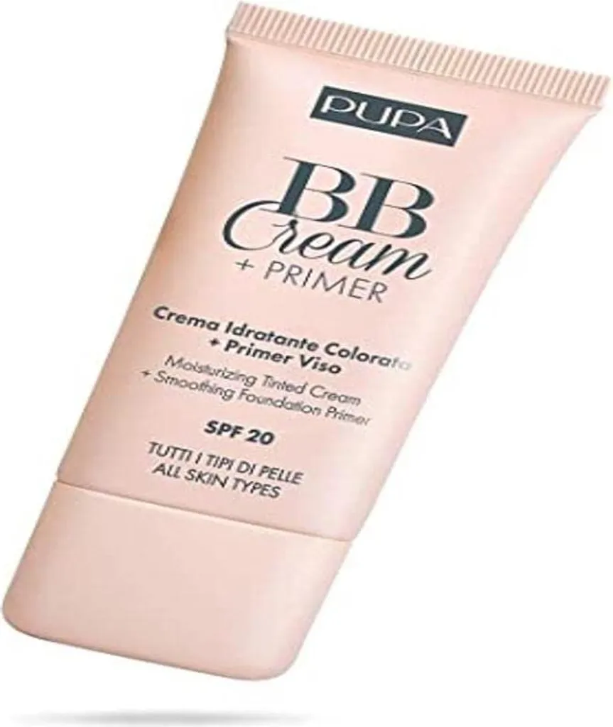 PUPA BB Cream 01 Nude | Primer Viso Integrato SPF 20 - Pelle Perfetta