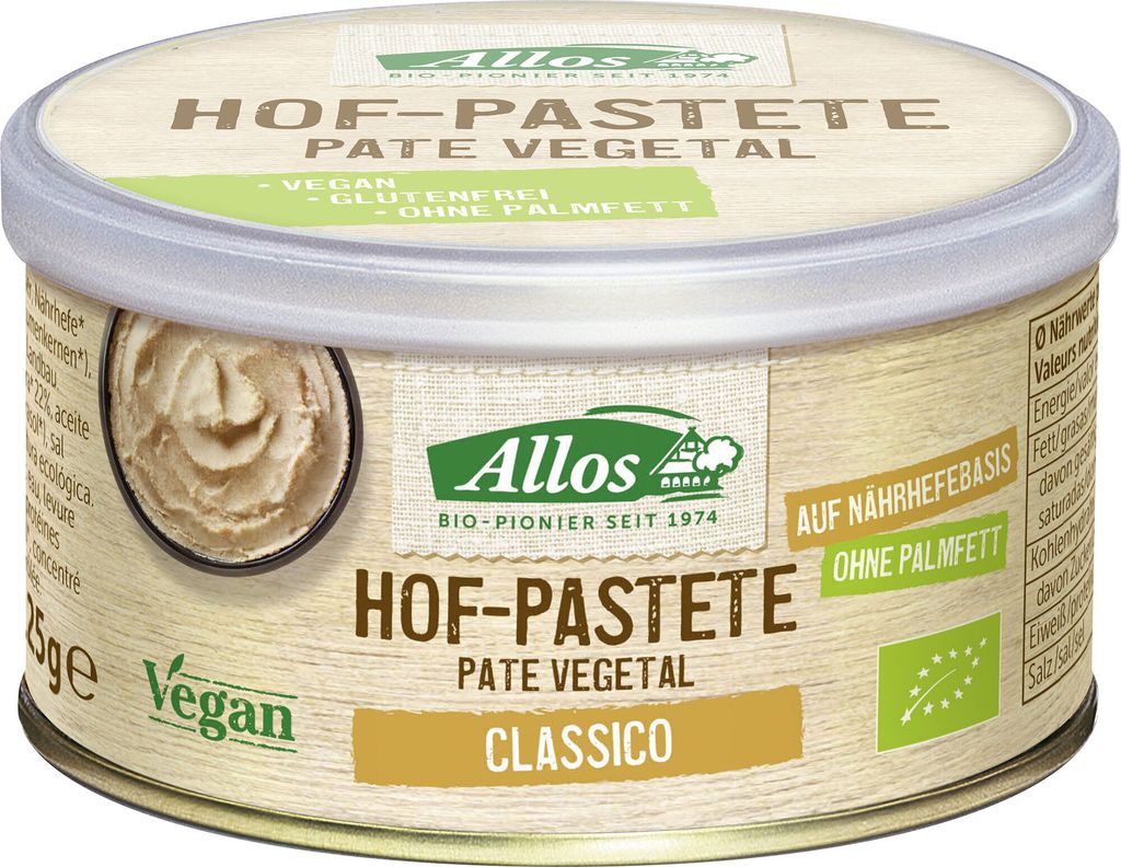Allos Hof Pastete Classico 125g Produktbild 