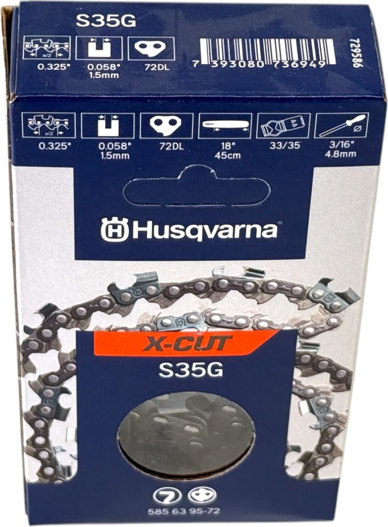 Schneidekette S35G 1.5mm/.325 /halbrund/ - 72 Glieder