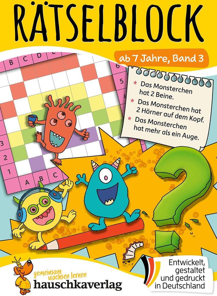 Rätselblock ab 7 Jahre, Band 3