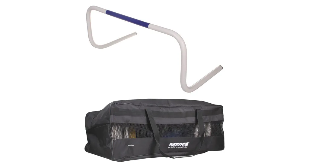 Obstacles de Sport à Retour Automatique 30 cm, Pack de 6 avec Housse
