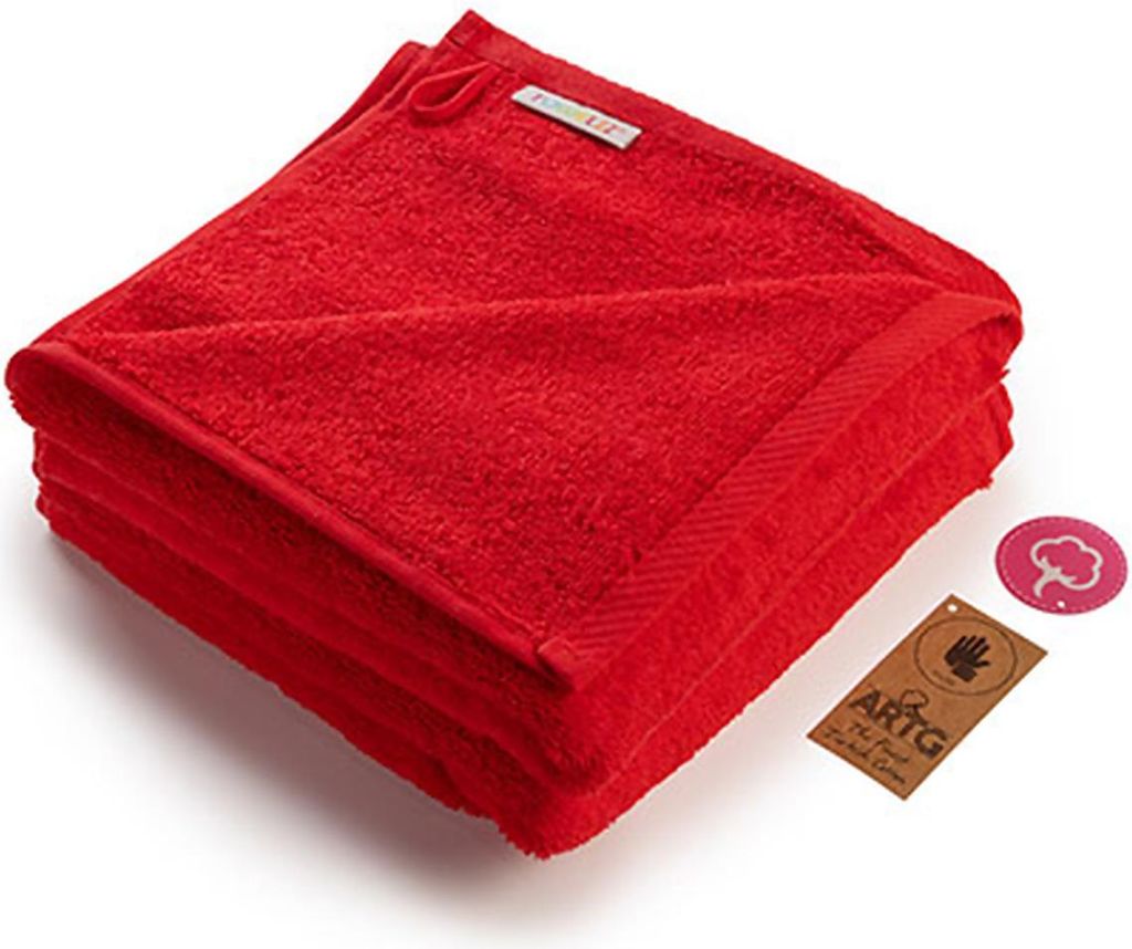 A&R 003.50 | Fashion Towel / 50 x 100 cm - Farbe: Fire Red - Größe: 50 x 100 cm