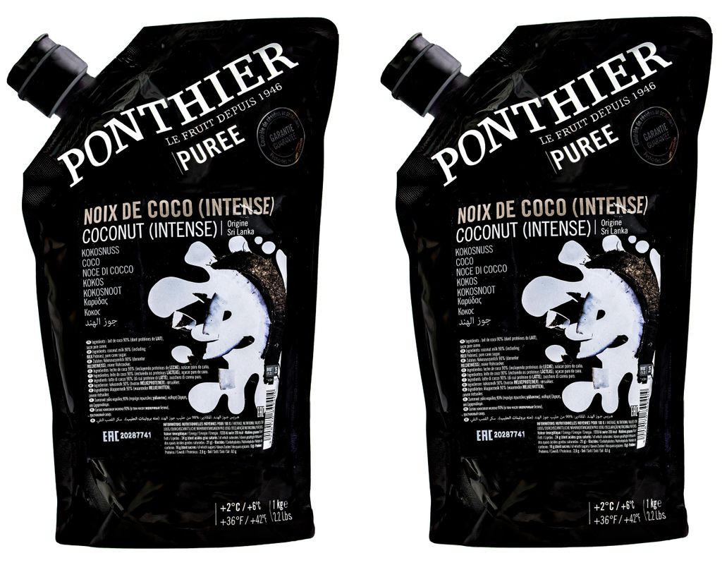 Ponthier KOKOSNUSS PÜREE Nüsse-Püree 2x 1KG Produktbild 