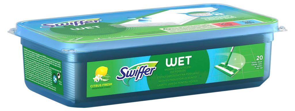 Swiffer Wet Lemon Mop Cloths, 20 articles (PRODUIT Image du produit 