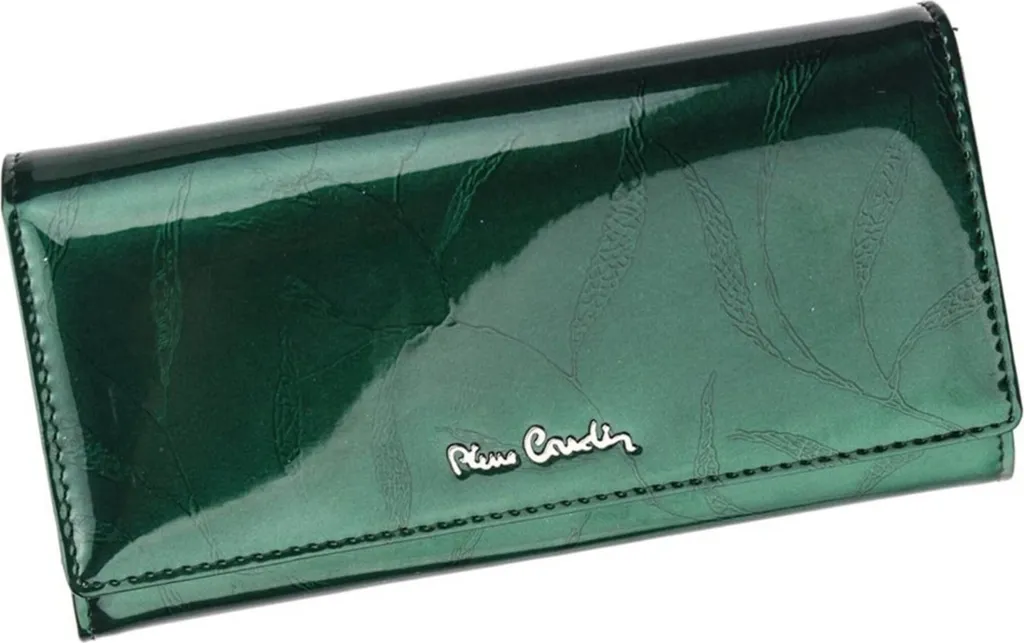 Pierre Cardin 02 Leaf 100 Portafoglio Donna in Vera Pelle Italiana