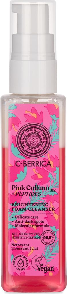 Natura Siberica C-Berrica Pink Calluna Brightening Foam Cleanser, 150 ml