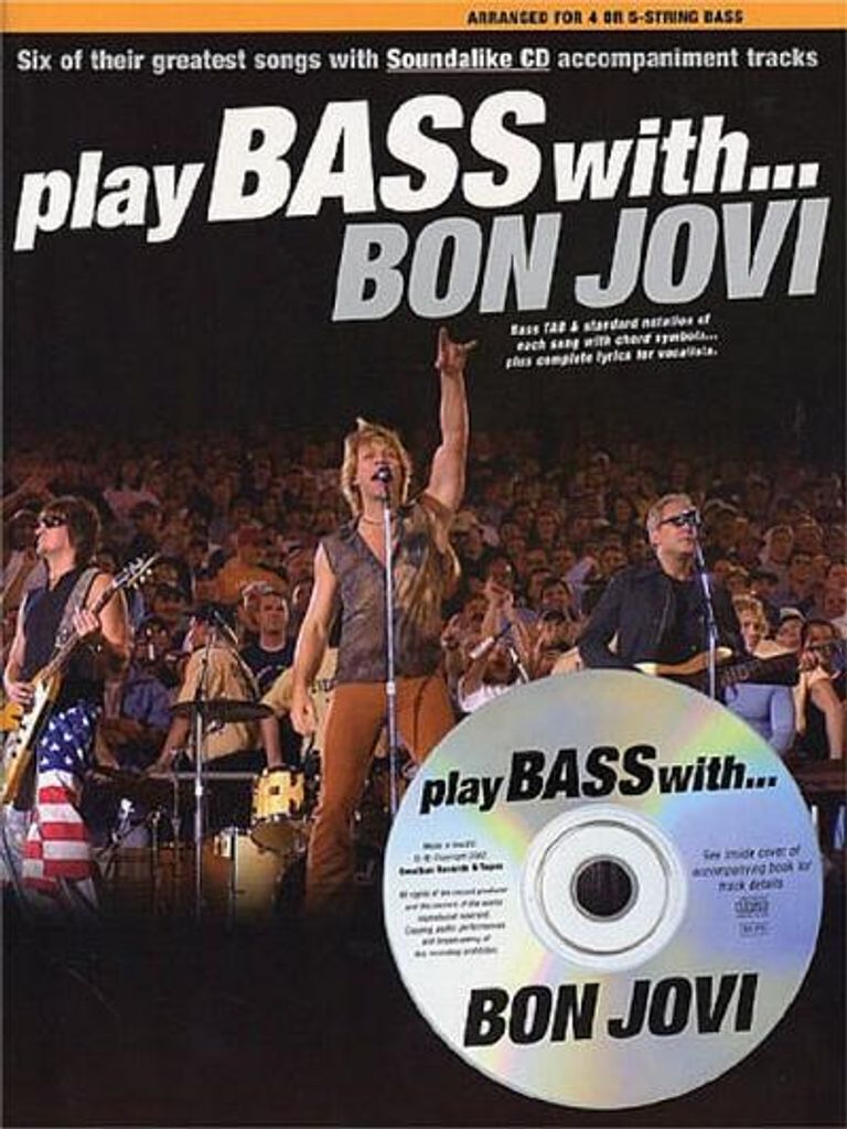 Bass spielen mit Bon Jovi (+ CD): Songbook für 4 oder 5-saitigen Bass