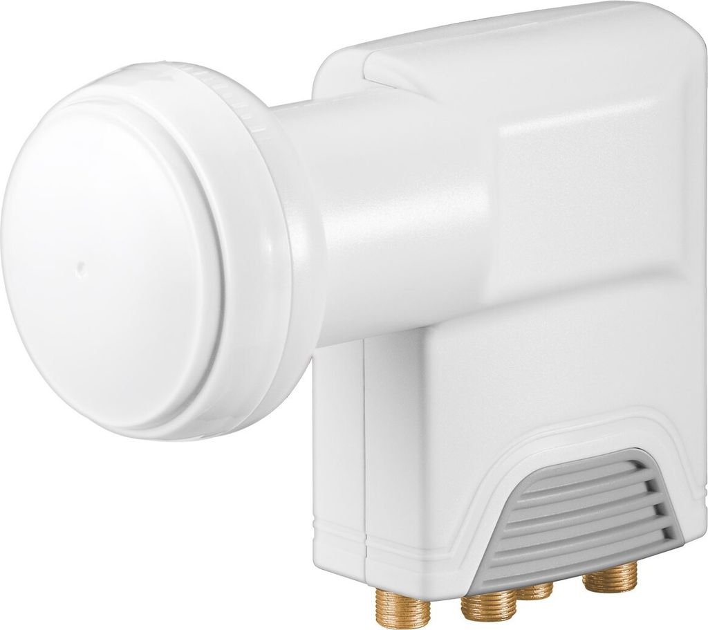 Goobay 67271 LNB Universal Quattro, blanc-gris - LNB SAT Image du produit 