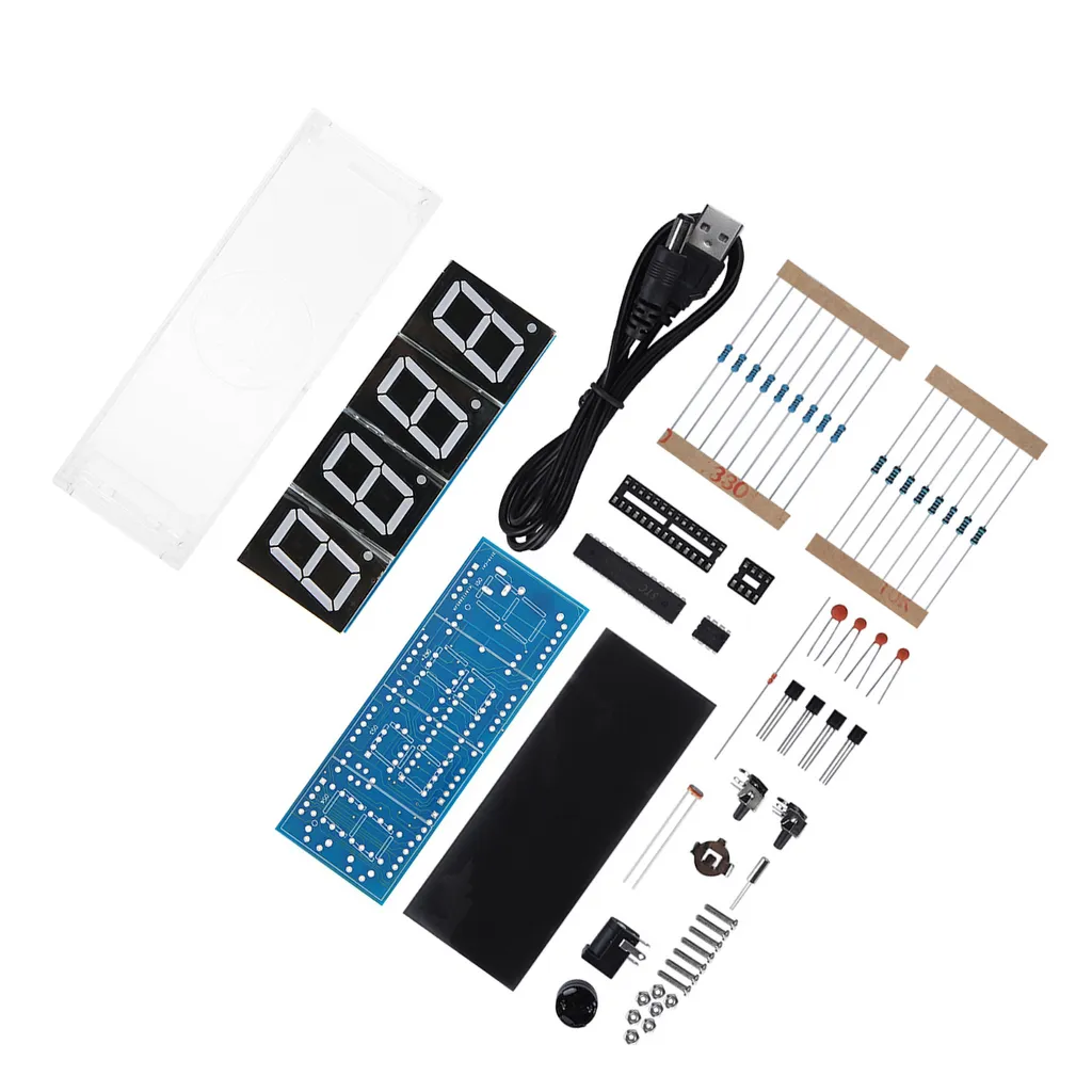 DIY LED Digital Clock Kit - Orologio Elettronico Programmabile 4 Digit - 6