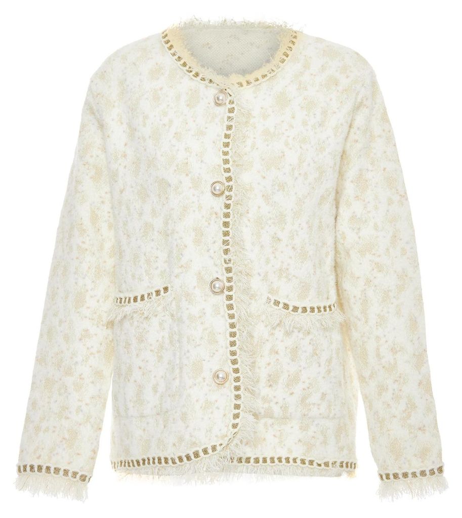 dulcey damen strickjacke - Weiss, M