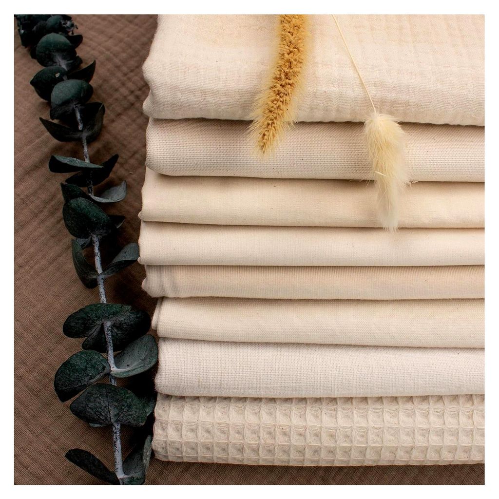 Nesselstoff Natur Baumwolle ungebleicht 150 cm breit