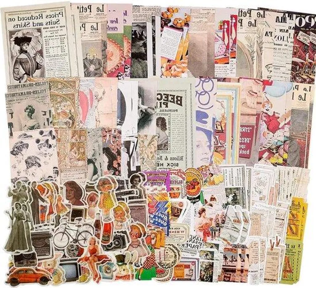 Autocollants rétro pour décorer vos albums photos et lettres vintage