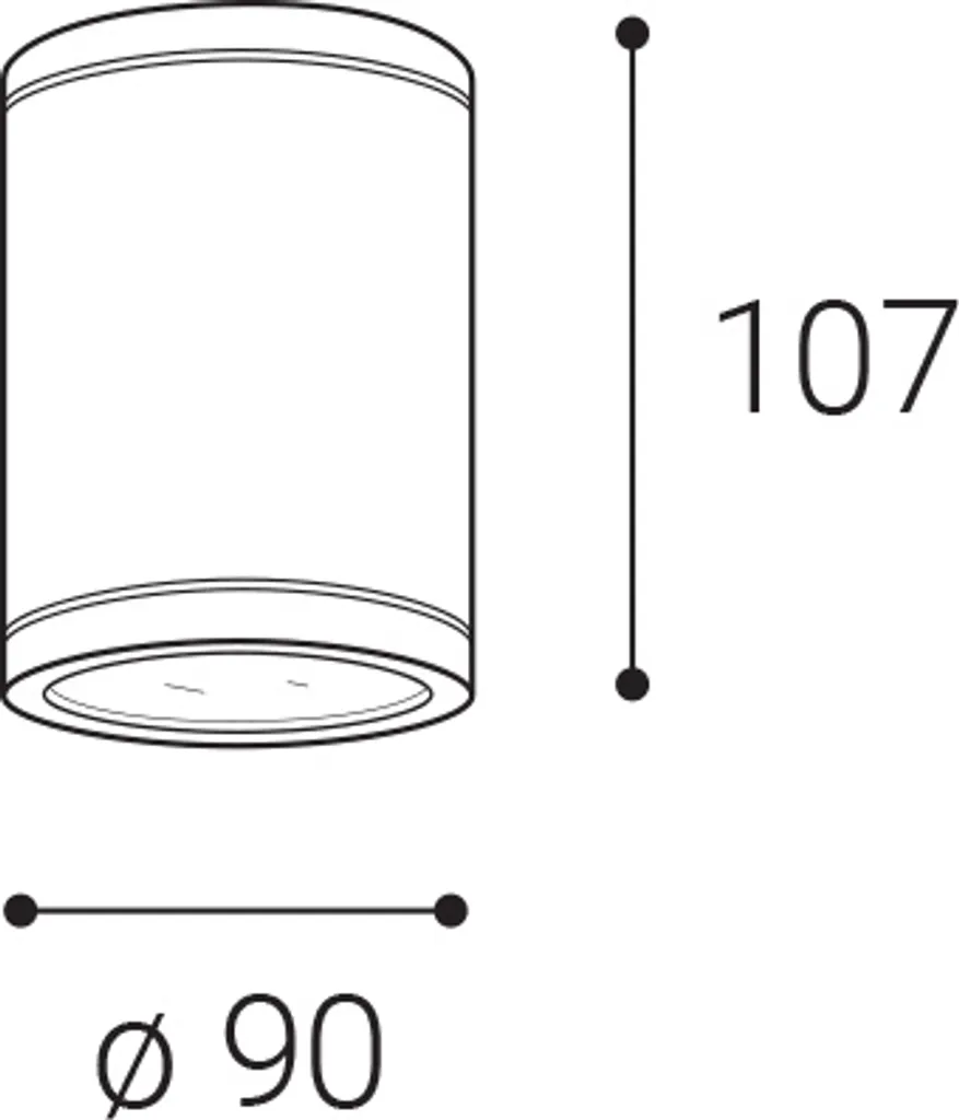 Éclairage pour terrasse LED2 TUBO II 5234654 - Balisage mural pour entrée