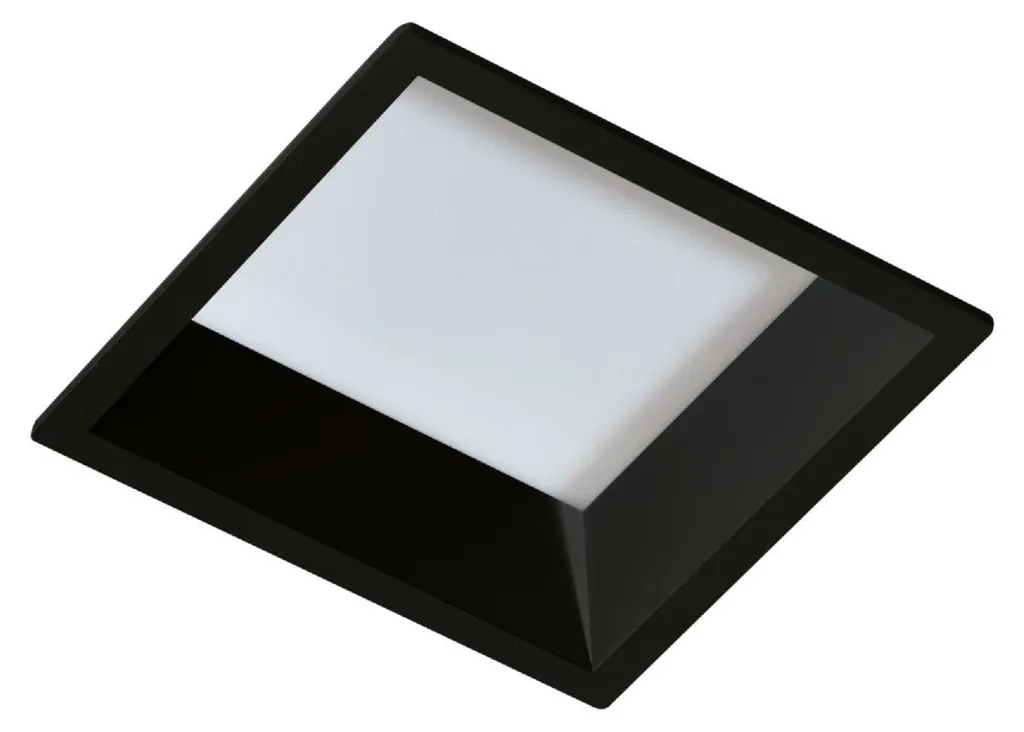 Plafonnier AIDA SQUARE Noir 16W 3000K AZ4229 Éclairage LED Intégré