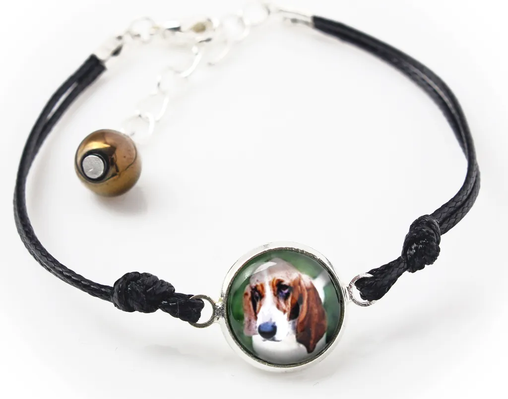 Bracciale Commemorativo Basset Hound Art-Dog - Foto Personalizzata