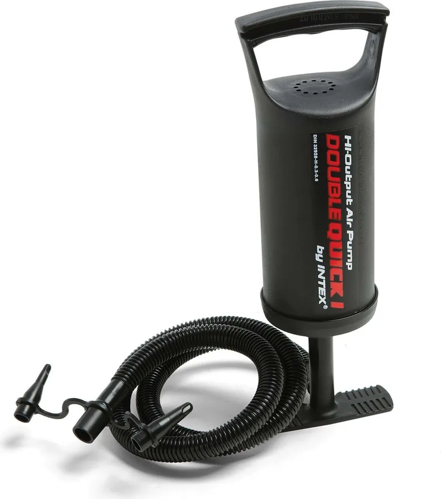 Lit d'appoint gonflable 2 places avec gonfleur manuel Intex 64144 - 3
