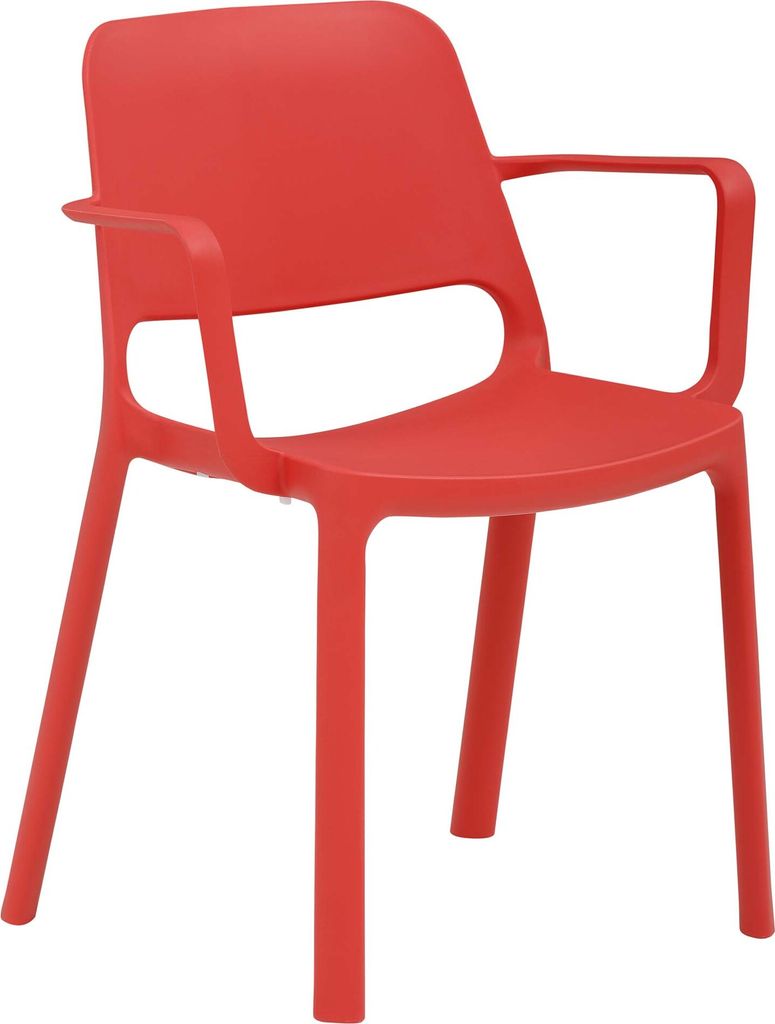 Mayer Stapelstühle myNUKE 2051 64 rot Kunststoff, 4 St.