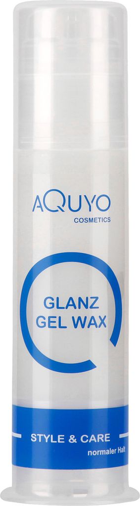 Style & Care Glanz Gel Wax normaler Halt | Stylingcreme für Haarstyling und glänzendes Haar (100ml) | Haargel Creme Wachs für Männer und Frauen