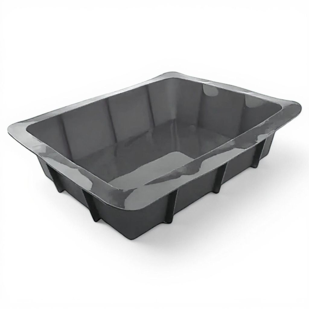 Molde de silicona XXL (gris) para hornear, ideal para Imagen del producto 