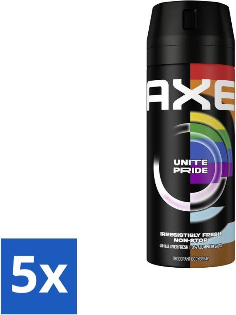 AXE - Deodorant Spray - Unite - Pflegend - Würziger Duft - 150 ml - Vorteilspack - 5 Stücke