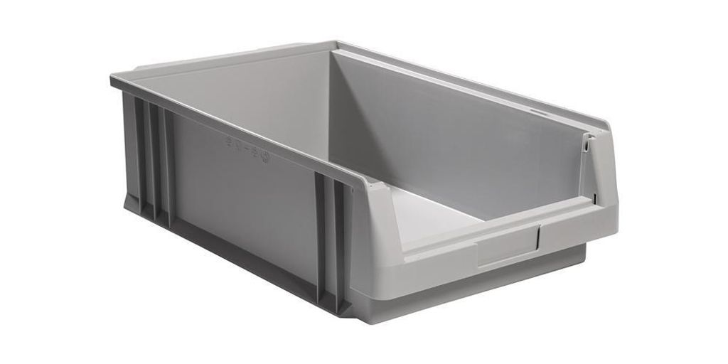 LA-KA-PE Sichtlagerkasten PLK 1c B315xT500xH150 mm grau