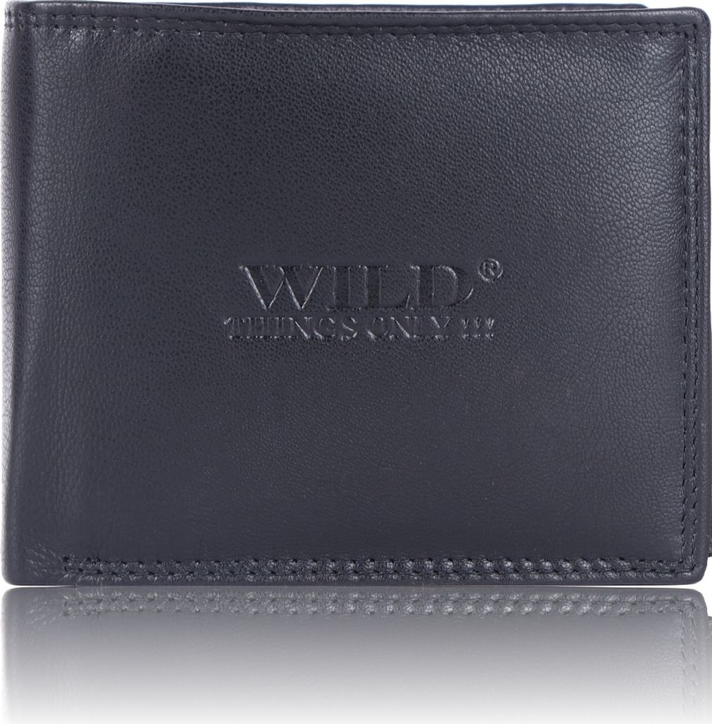Geldbörse Geldbeutel Portemonnaie Büffelleder RFID Vollleder Herren Börse Leder