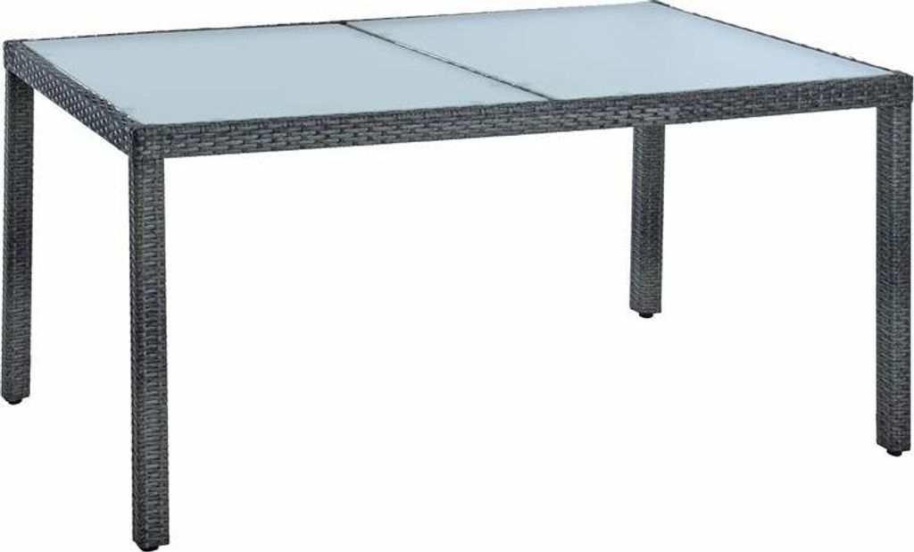 Poly-Rattan Sitzgruppe Essgruppe Gartenmöbel Set 6 Per. Produktbild 