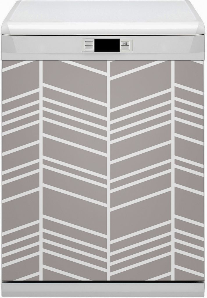 Küche Dekorative Magnete Magnet Folie für Geschirrspüler 60x70 cm - Muster -Fischgräten