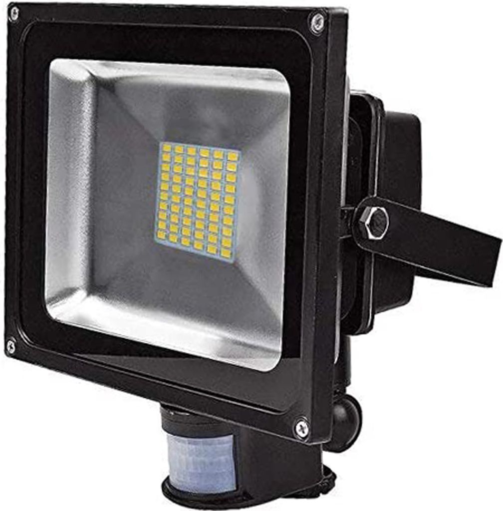 Greenmigo 50W LED SMD Fluter Strahler Wandleuchter Flutlicht Scheinwerfer Außenstrahler Innenbeleuchtung Warmweiß mit Bewegungsmelder