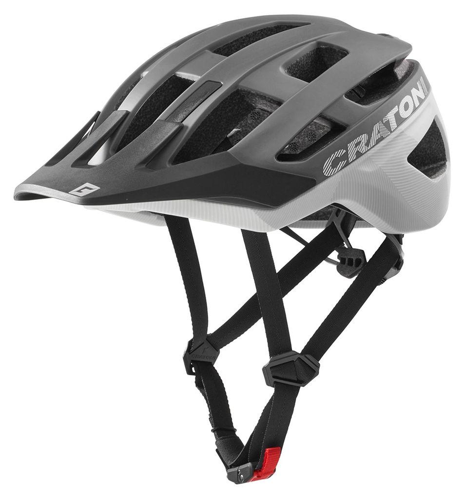 Cratoni AllRace Helm grau-weiß matt Mod. 2021 größe S-M Produktbild 