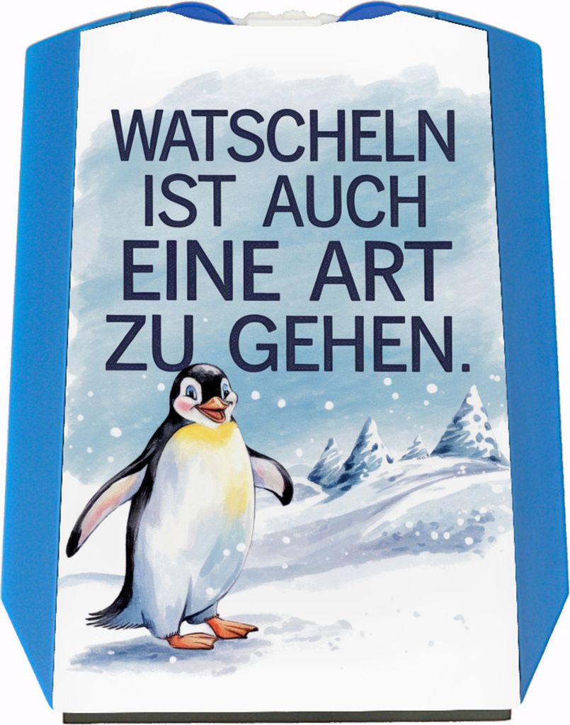 Niedlicher Pinguin Watschelt Parkscheibe Watscheln ist auch Gehen