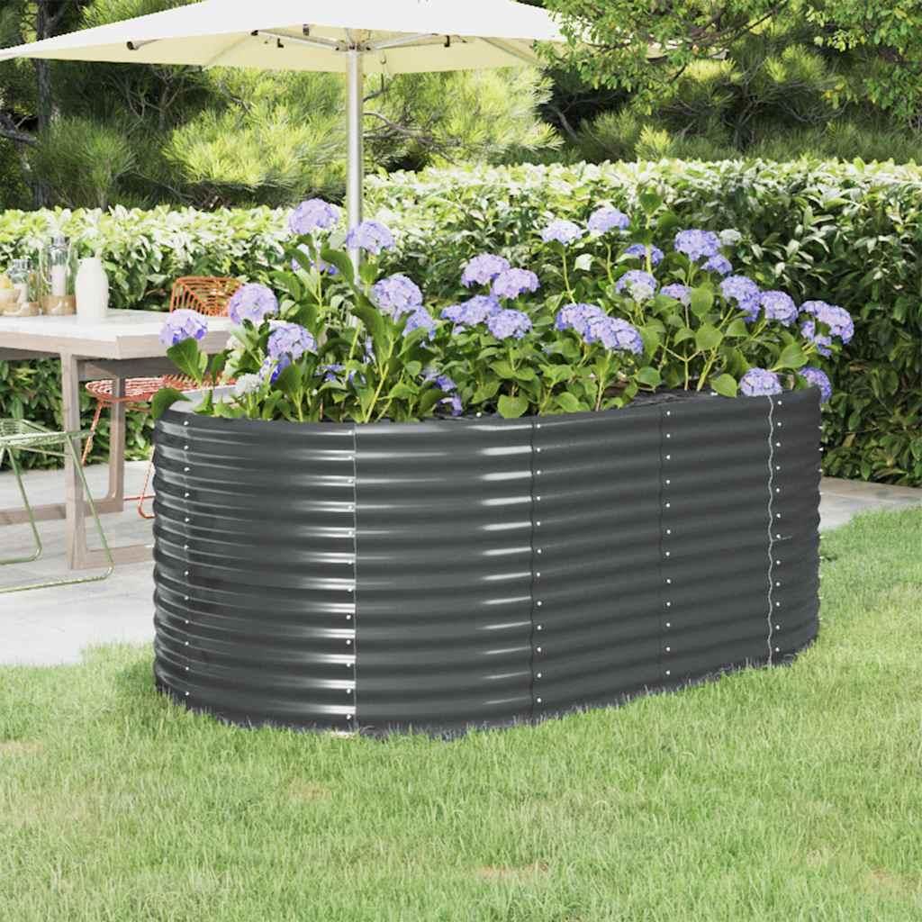 VIDAXL -Planungsbox 175x100x68 cm Pulver -beschichteter Image du produit 
