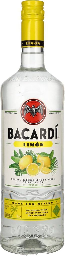 Bacardi LIMÓN Rum With Natural Flavors 32% Vol. 1l Produktbild 