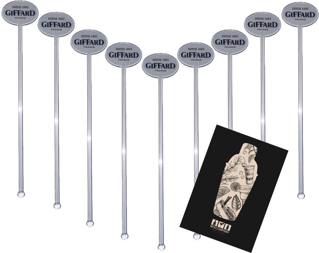 Giffard Stirrer 10er-Set – Rührstäbe aus hochwertigem Kunststoff