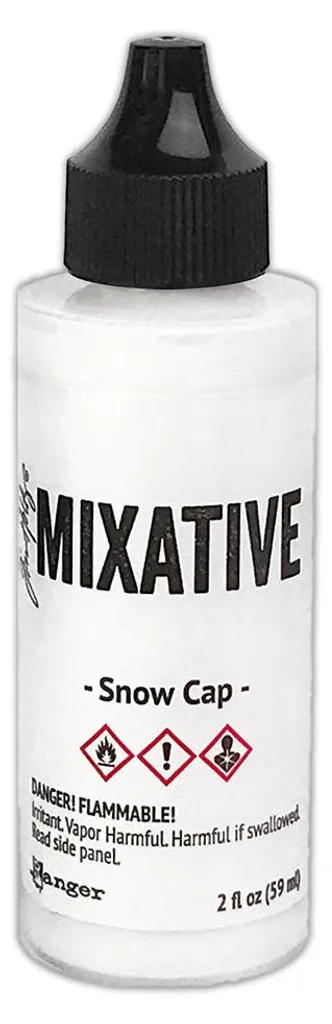 Mixative Snow Cap Tim Holtz Ranger Ink - Encre à Alcool Blanc 59 ml